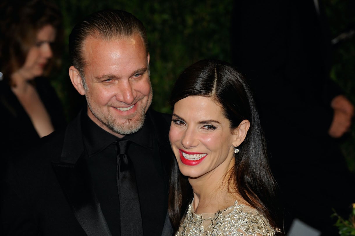 Jesse James and Actress Sandra Bullock arrive at the 2010 Vanity Fair Oscar Party