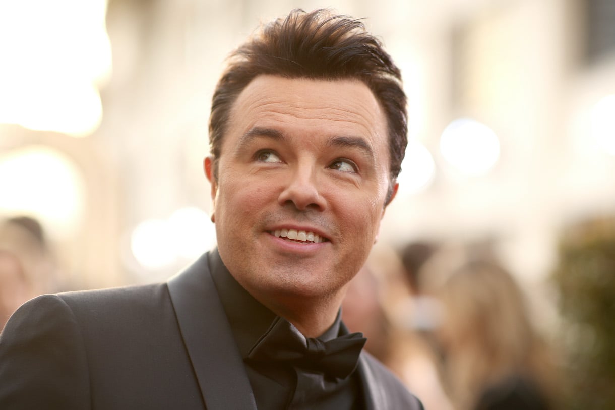 Seth MacFarlane arrives to the 77th Annual Golden Globe Awards in 2020