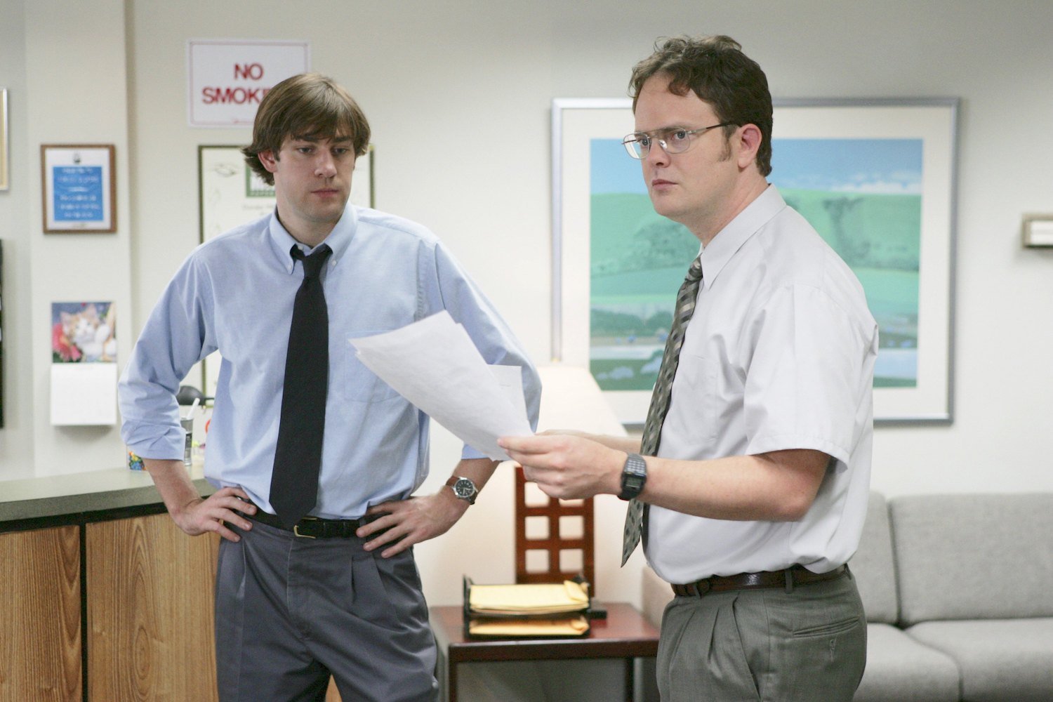 'The Office': John Krasinski as Jim Halpert and Rainn Wilson as Dwight Schrute