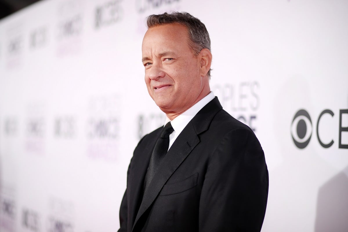 Tom Hanks attends the People's Choice Awards 2017. 