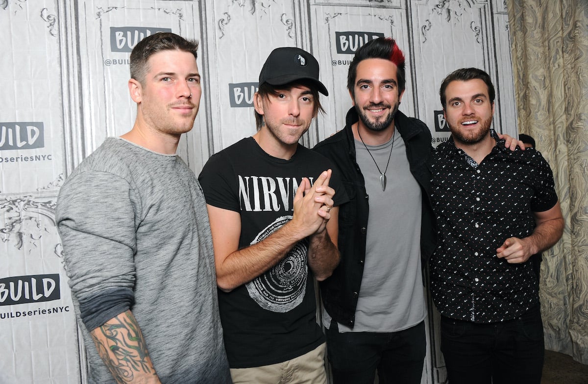 Zack Merrick, Alex Gaskarth, Jack Barakat, and Rian Dawson of All Time Low