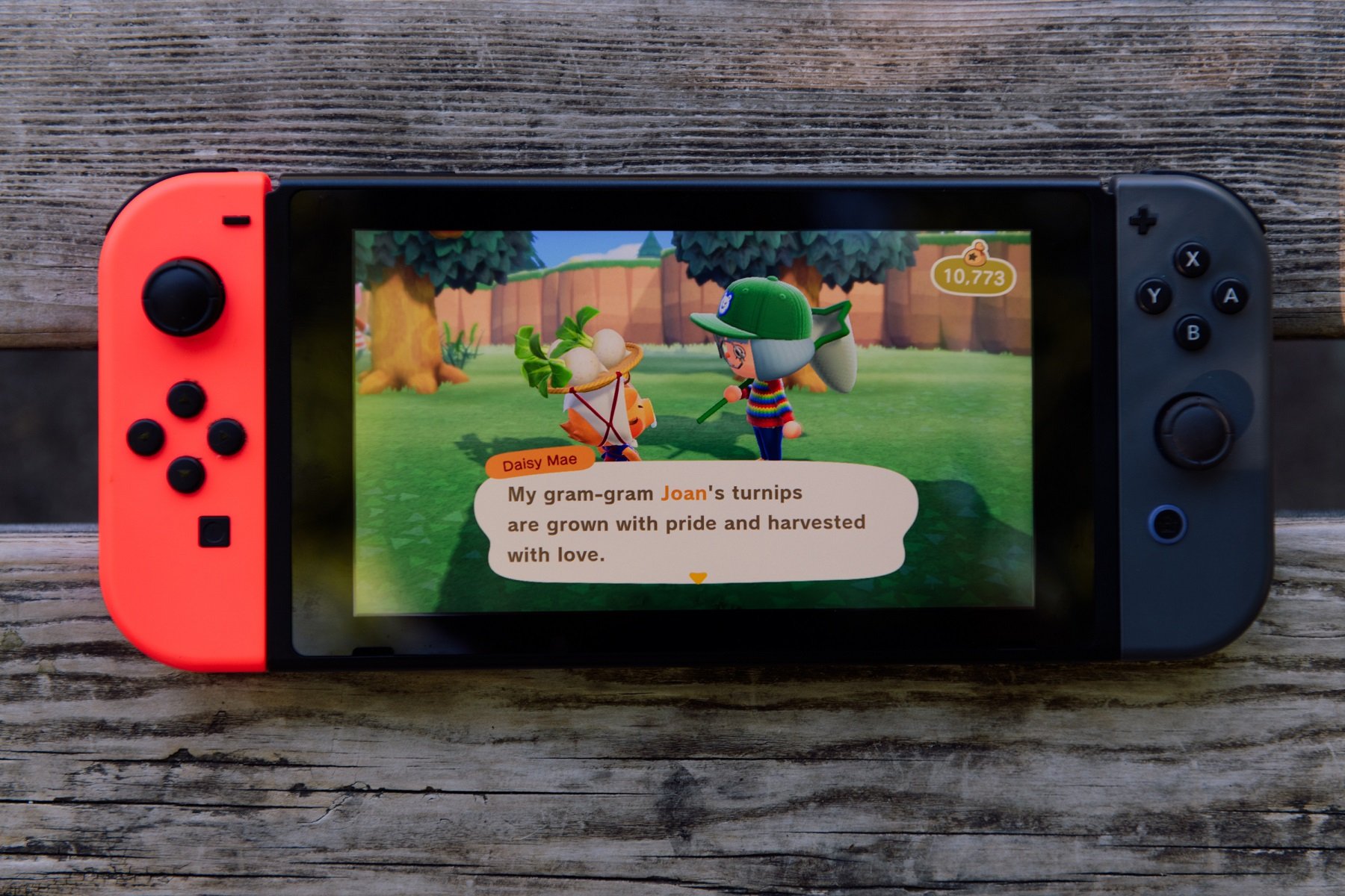 'Animal Crossing: New Horizons' is shown on a Nintendo Switch console in Seattle
