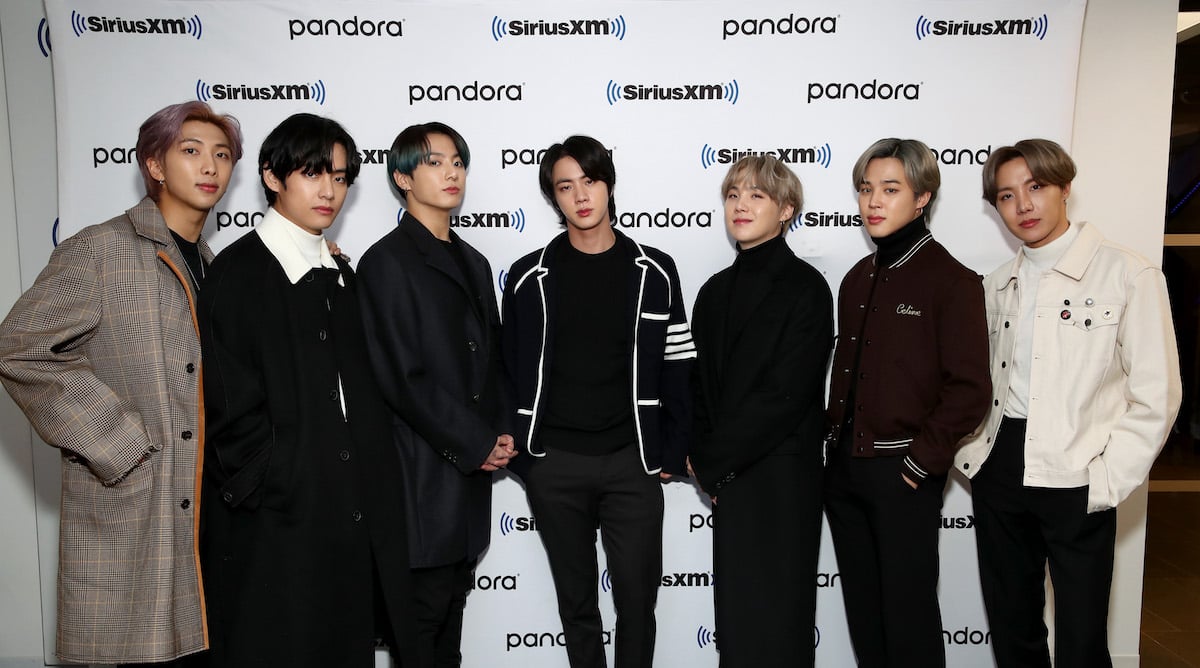 K-pop boy band BTS visit the SiriusXM Studios