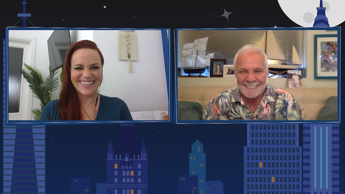 Chef Rachel Hargrove and Captain Lee Rosbach from Below Deck Season 8 on WWHL