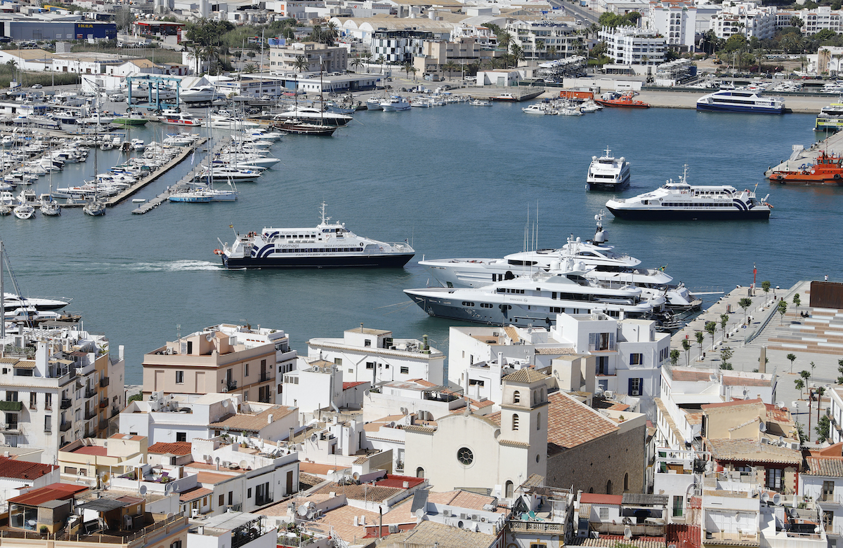 Yacht in Spain, Ibiza-Stadt