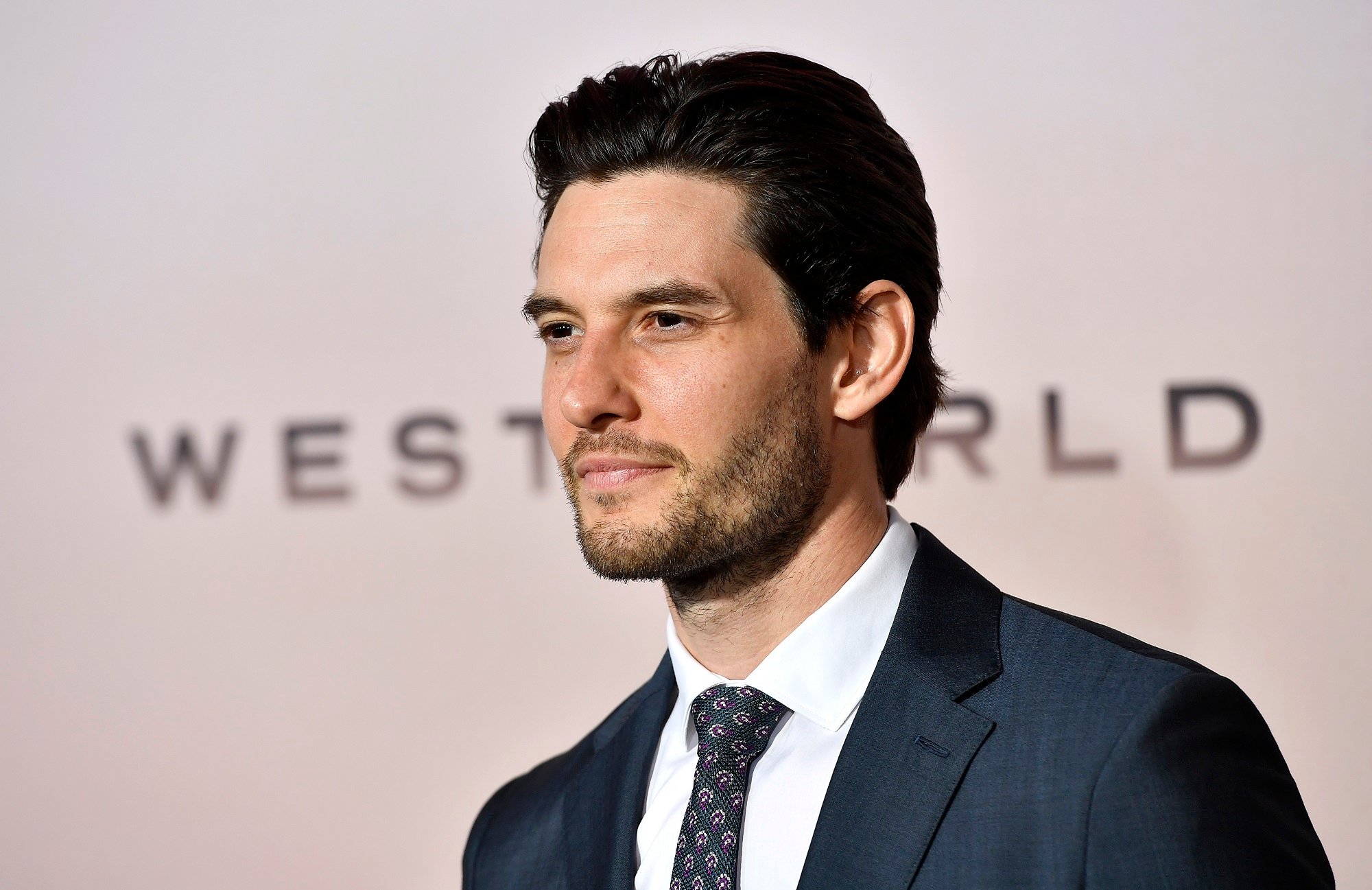 Actor Ben Barnes in a black suit at the premiere of season 3 of HBO's 'Westworld' in 2020