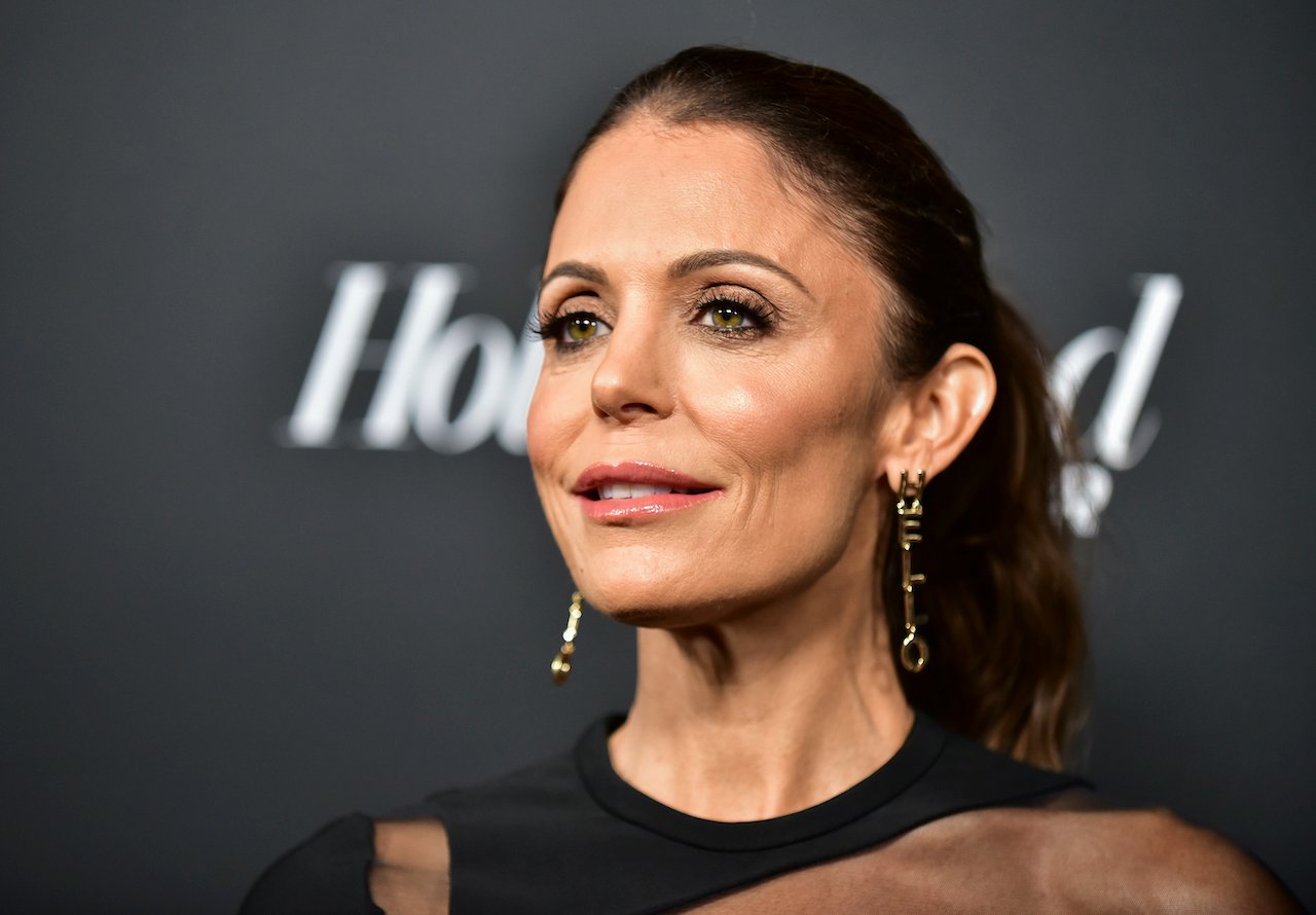 Former 'RHONY' star Bethenny Frankel speaks to reporters as she attends The Hollywood Reporter and SAG-AFTRA Celebrate Emmy Award Contenders at Annual Nominees Night