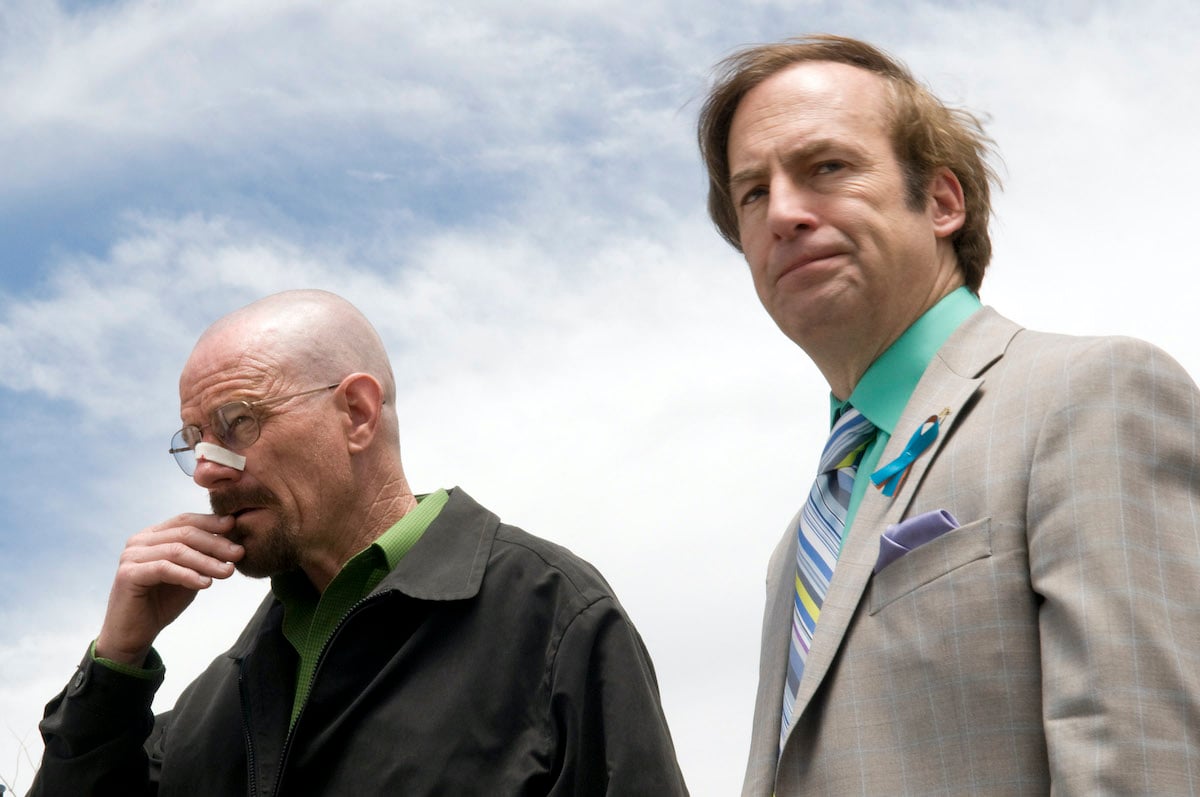 Bryan Cranston and Bob Odenkirk in 'Breaking Bad'