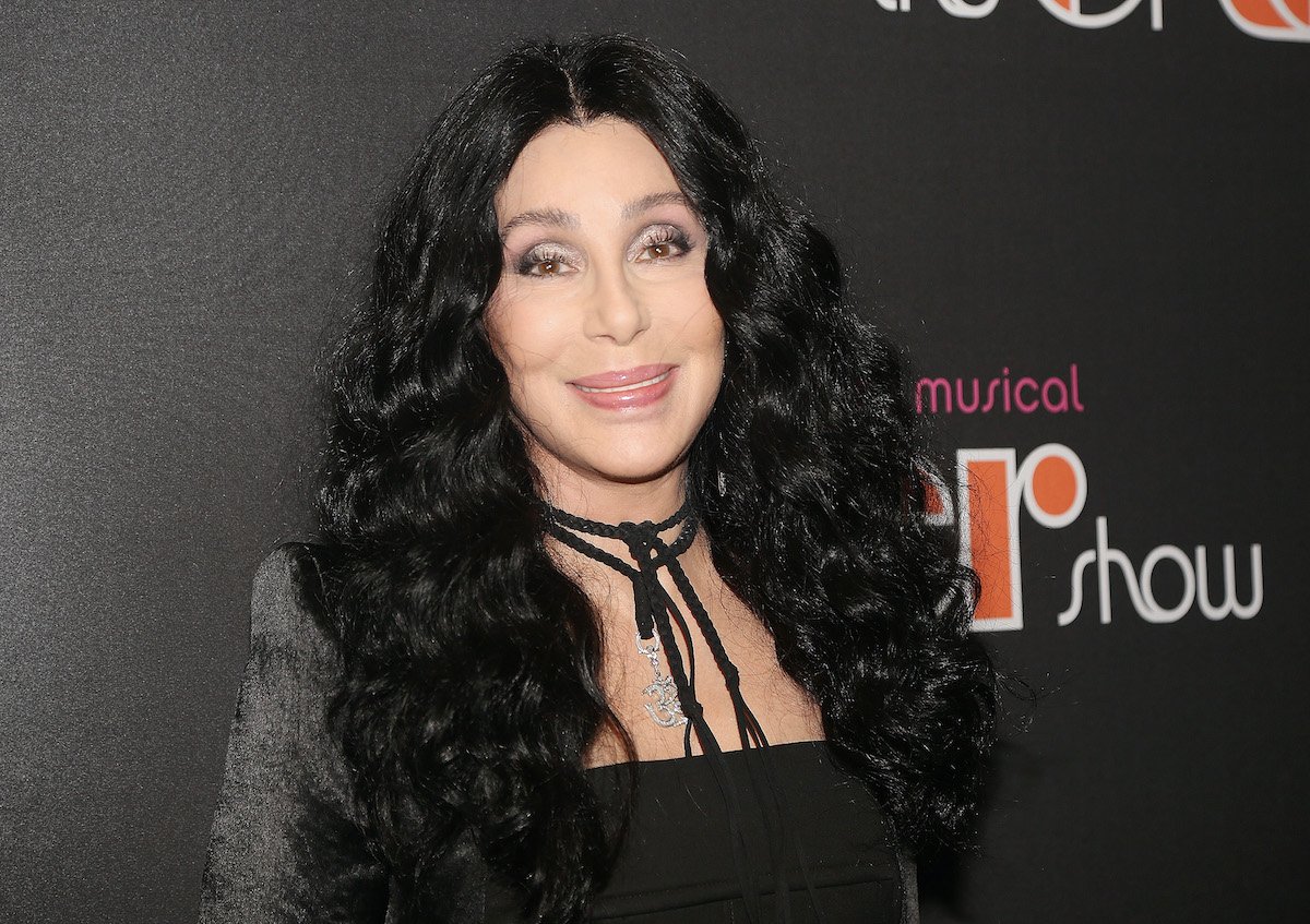 Cher poses at the opening night of the new musical "The Cher Show" on Broadway