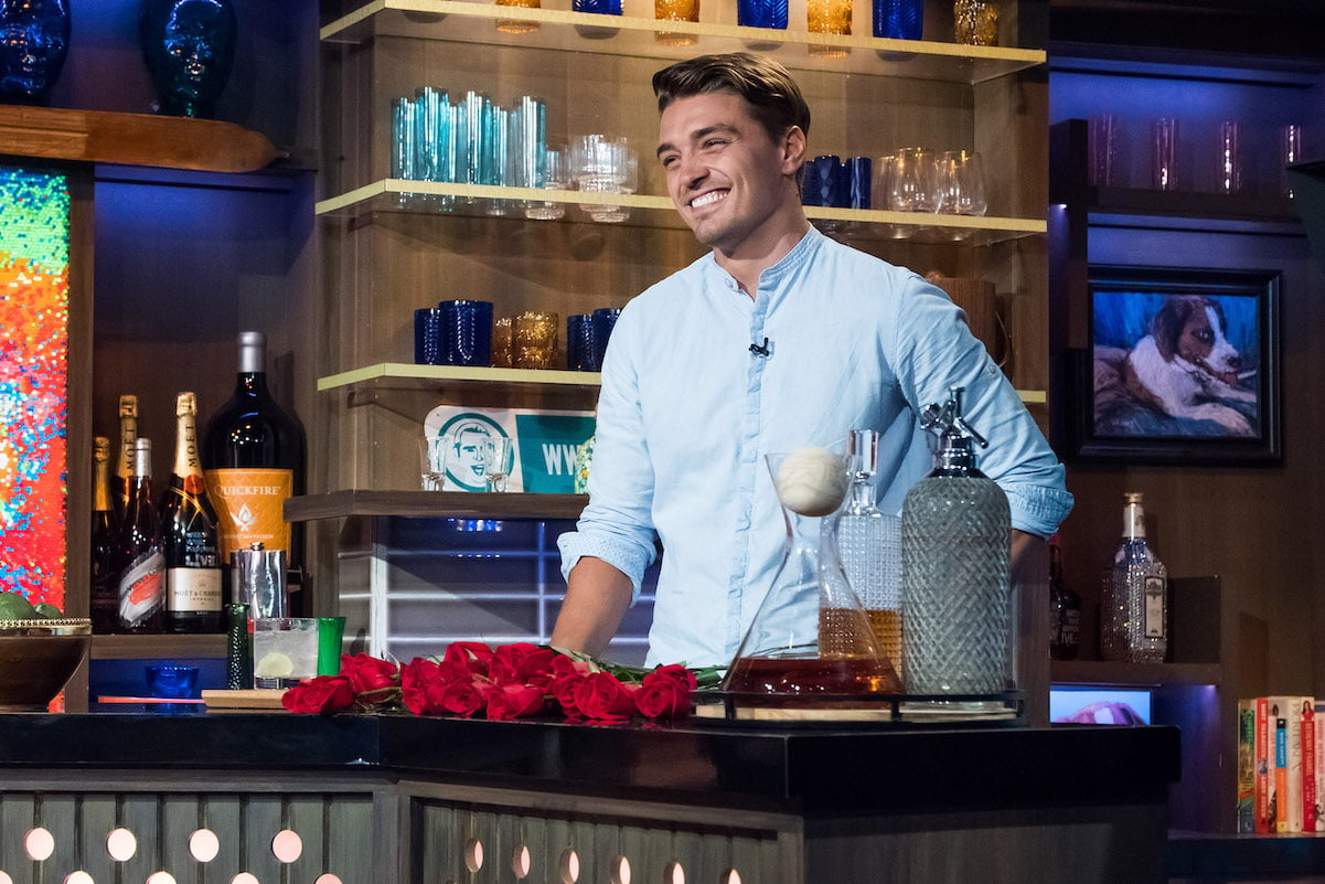 Dean Unglert behind the bar at 'Watch What Happens Live with Andy Cohen'