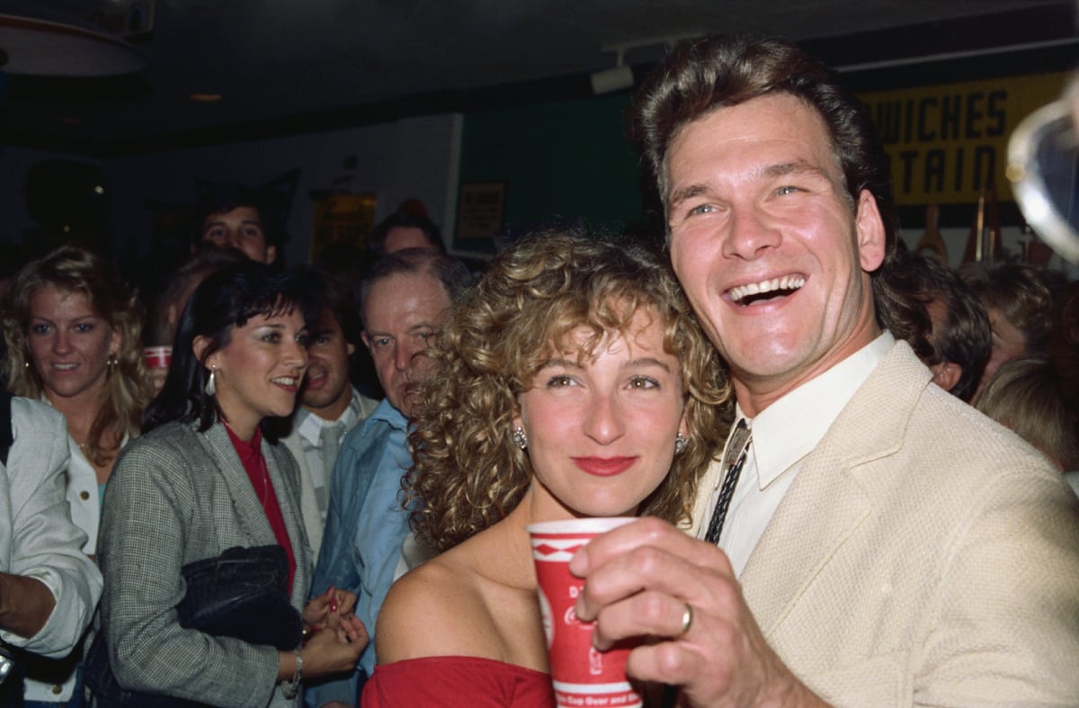 Patrick Swayze and Jennifer Grey celebrate the release of 'Dirty Dancing' on August 20, 1987