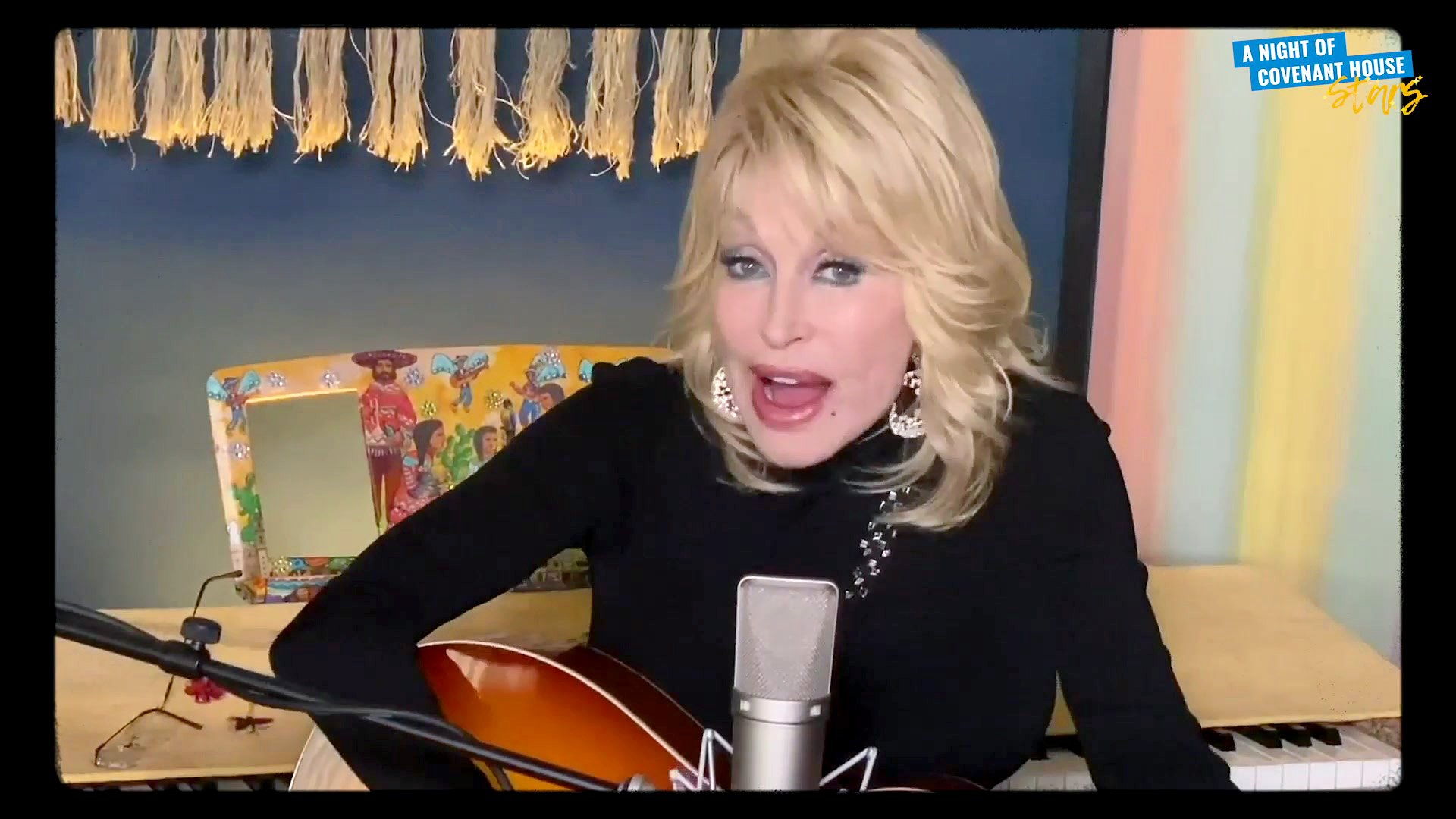 Dolly Parton performs during A Night Of Covenant House Stars 