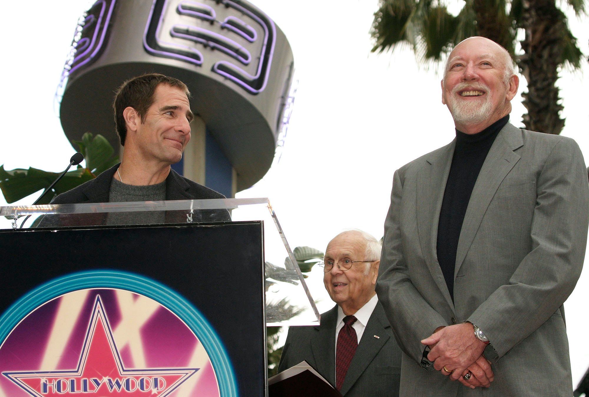 Actor Scott Bakula and Television Producer Donald P. Bellisario