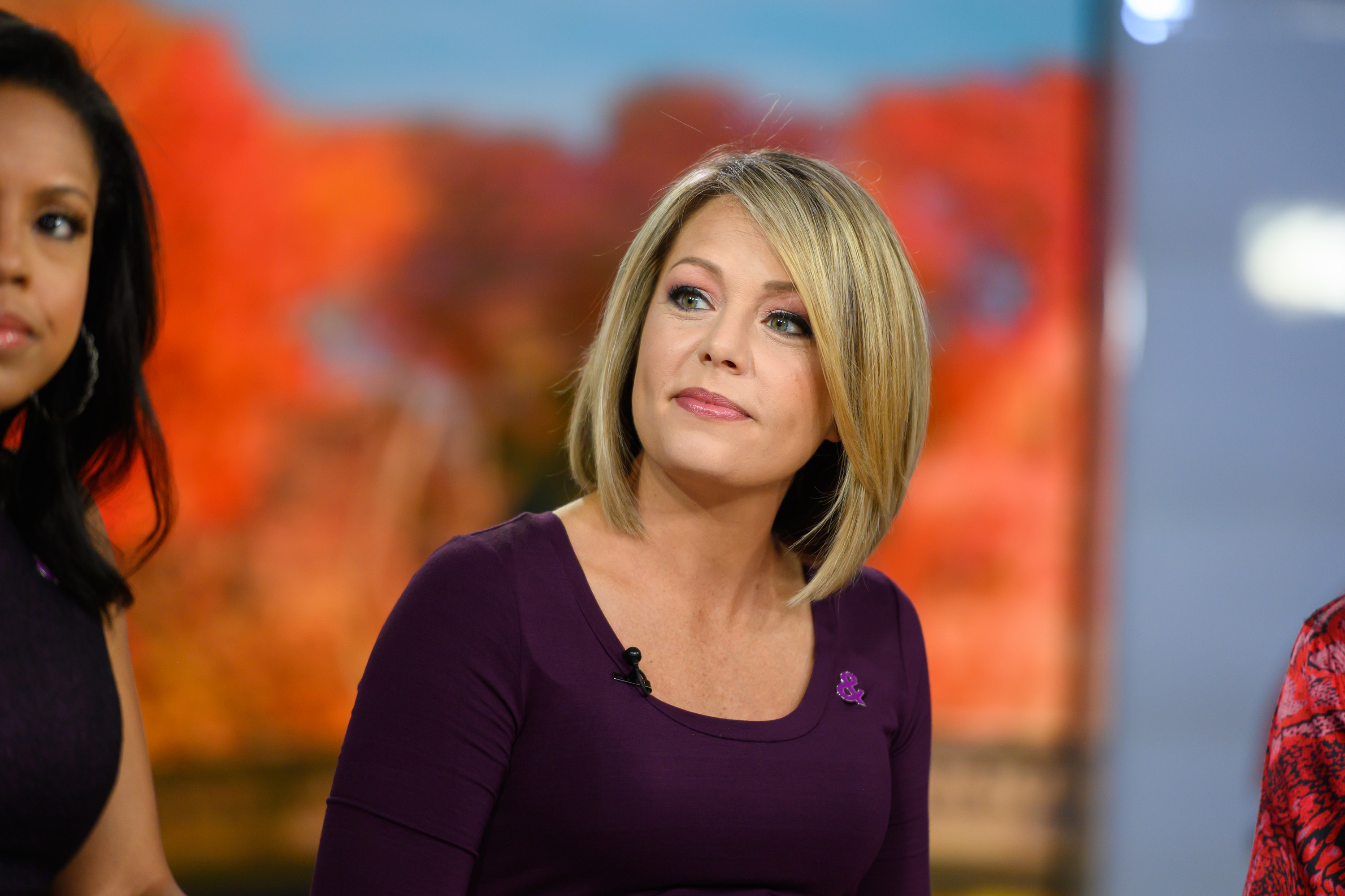 Dylan Dreyer on the set of the 'Today Show'