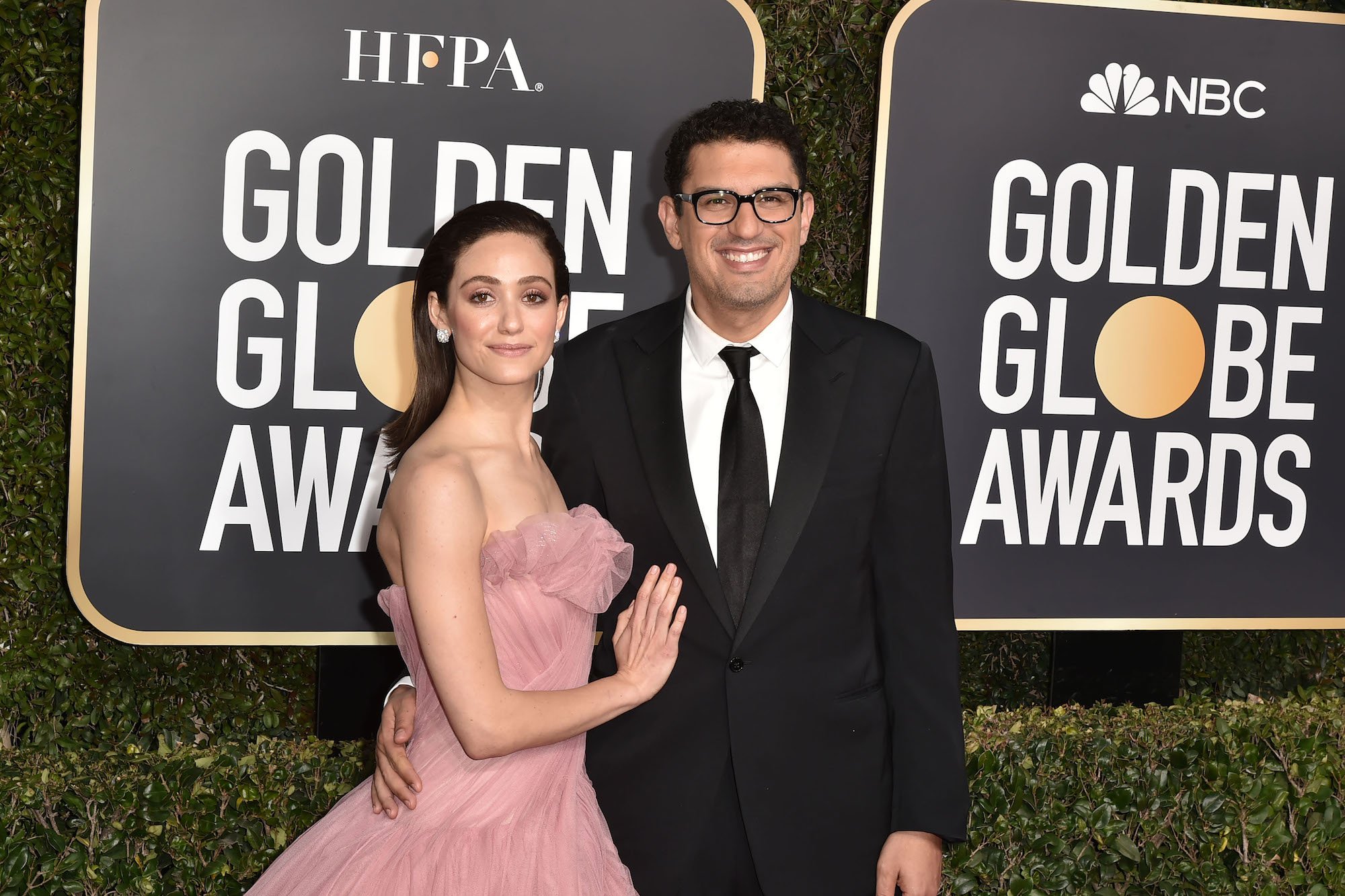 Emmy Rossum and Sam Esmail