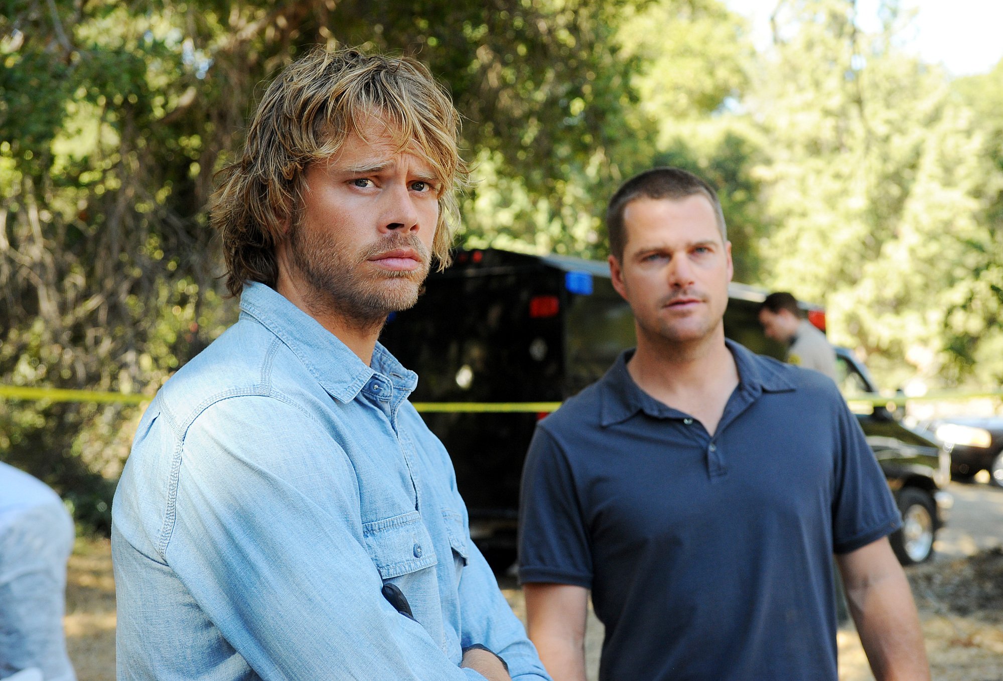 Eric Christian Olsen and Chris O'Donnell on 'NCIS: Los Angeles 