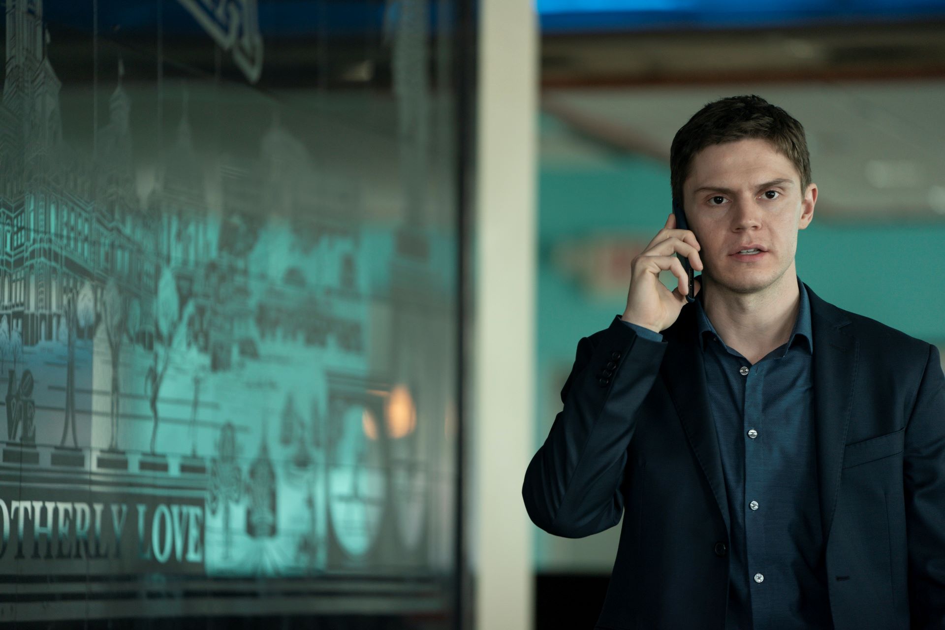 Evan Peters as Colin Zabel in 'Mare of Easttown'