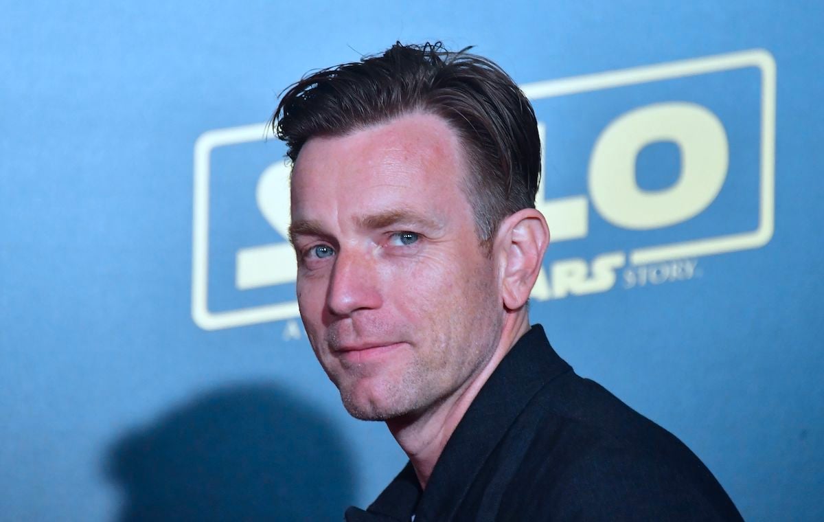 Ewan McGregor poses at the 'Solo: A Star Wars Story' premiere