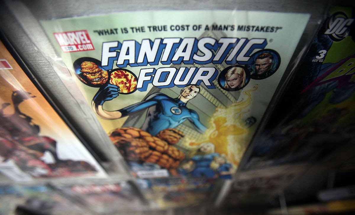 A Marvel 'Fantastic Four' comic book for sale at St. Mark's Comics in 2009