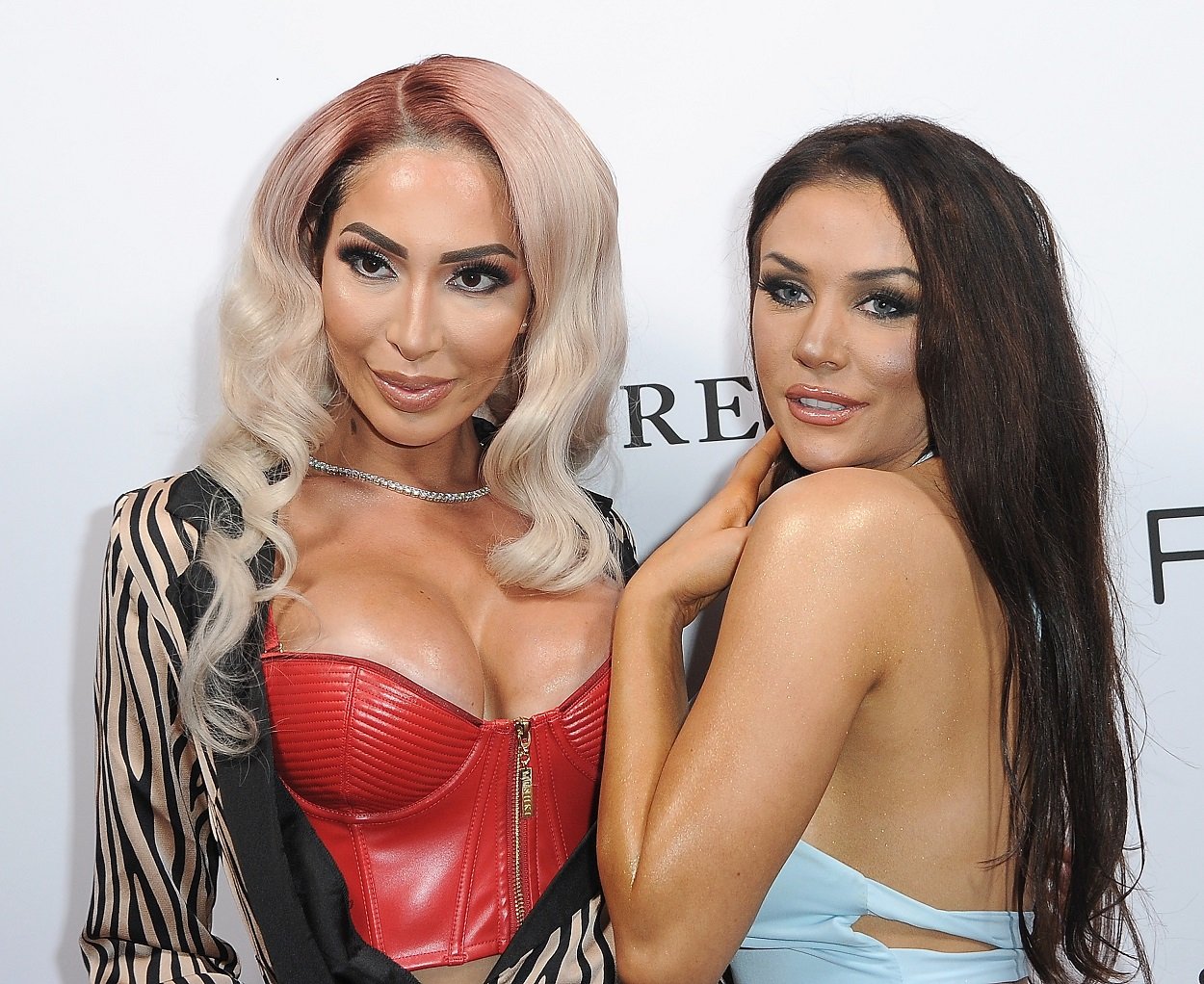 Farrah Abraham and Courtney Stodden arrive to Abraham's birthday party