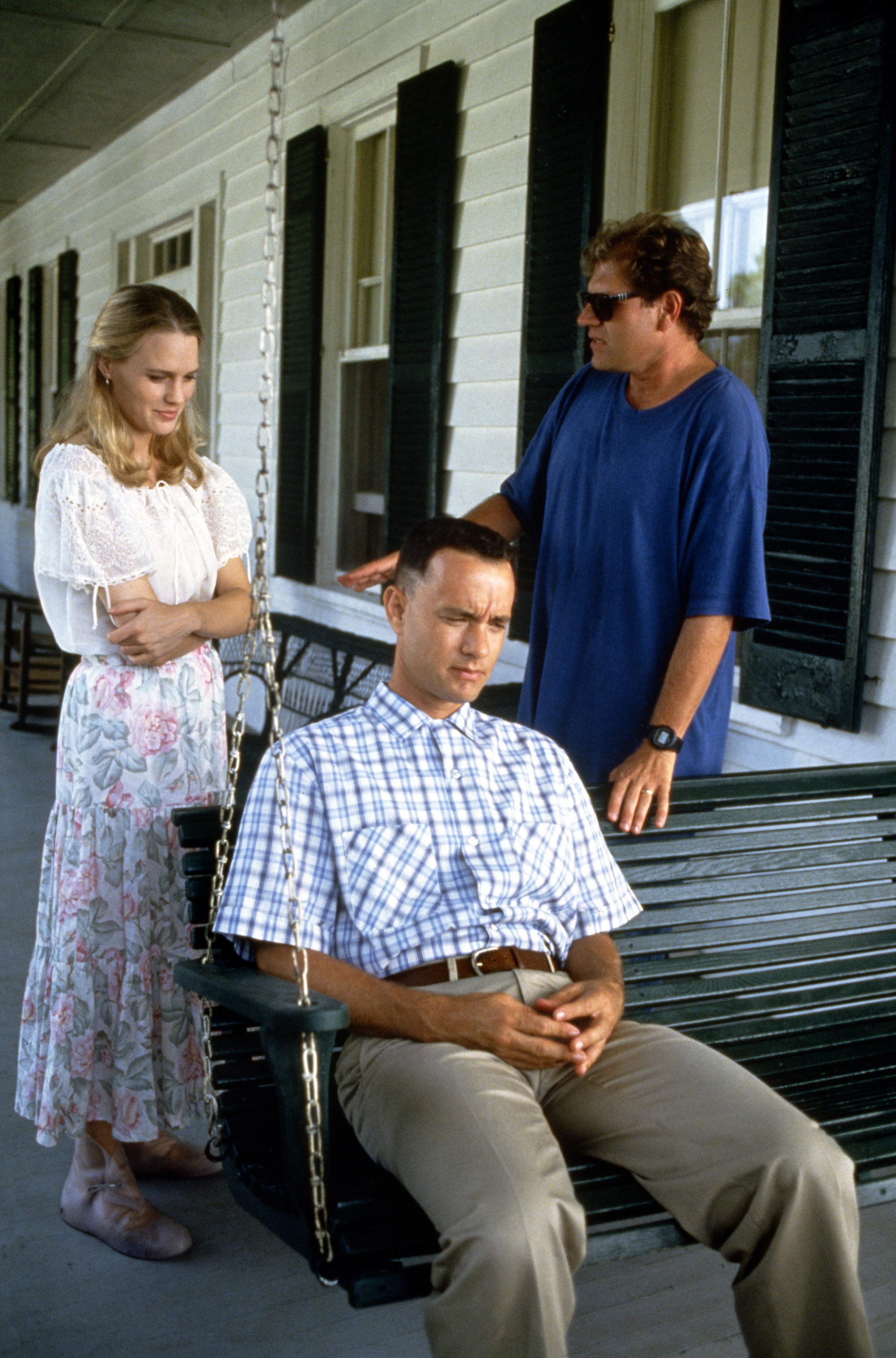 Forrest Gump: On the set with Robin Wright, Robert Zemeckis  and Tom Hanks