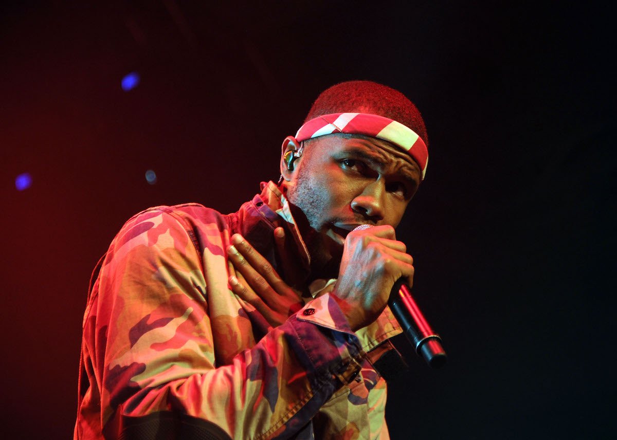 Frank Ocean performs All Tomorrow's Parties Festival - Day 1 at Pier 36 on September 21, 2012 in New York City.
