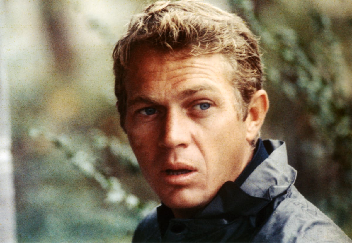 Headshot of actor Steve McQueen who died in 1980