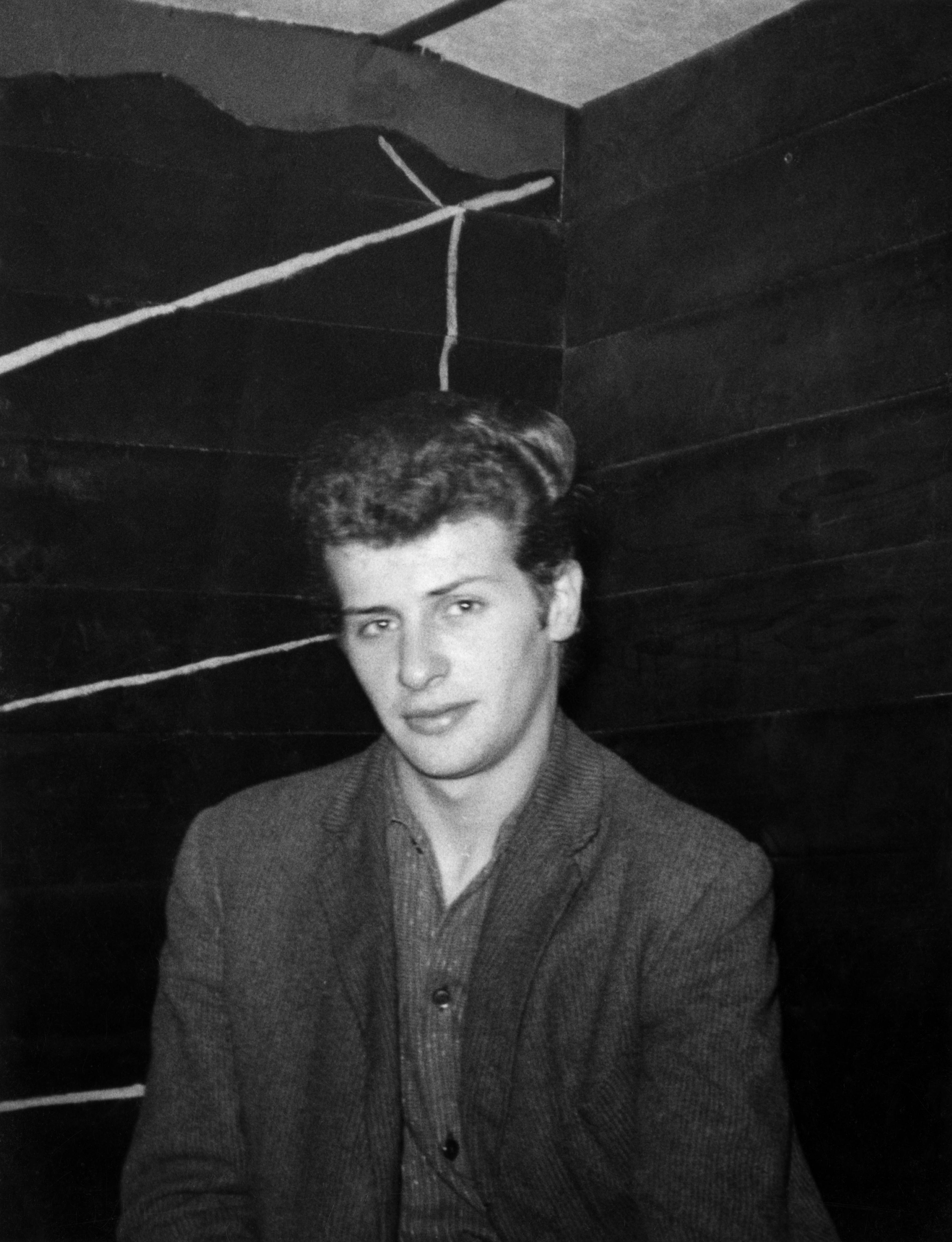 Pete Best in 1962 poses for a photo in Liverpool's Cavern Club