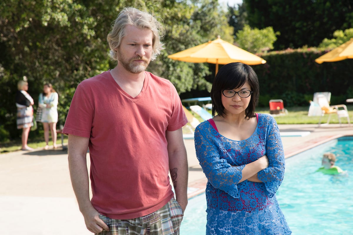 Todd Lowe as Zack and Keiko Agena as Lane Kim in 'Gilmore Girls: A Year in the Life'