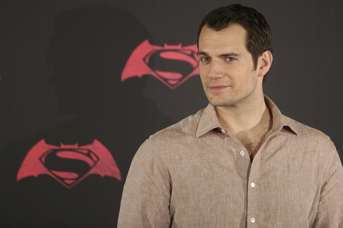 Henry Cavill poses for pictures at the 'Batman v Superman: Dawn of Justice' photocall
