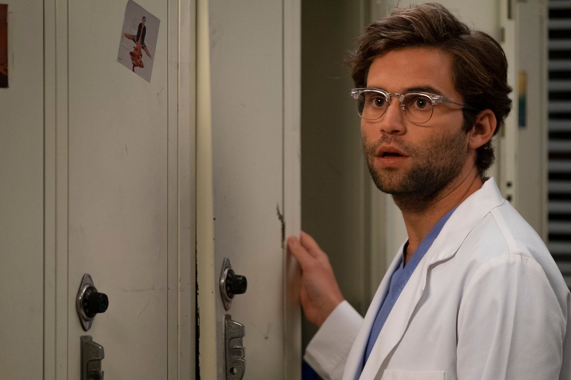 JAKE BORELLI as Levi on Grey's Anatomy 