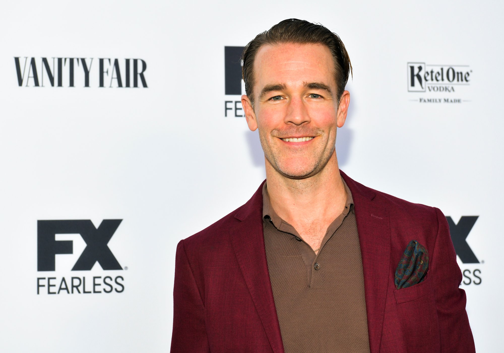 James Van Der Beek smiling