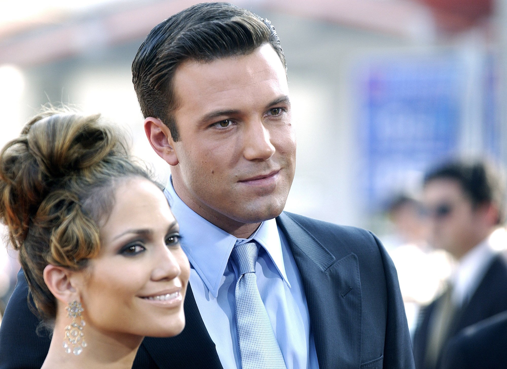 Jennifer Lopez and Ben Affleck on the red carpet