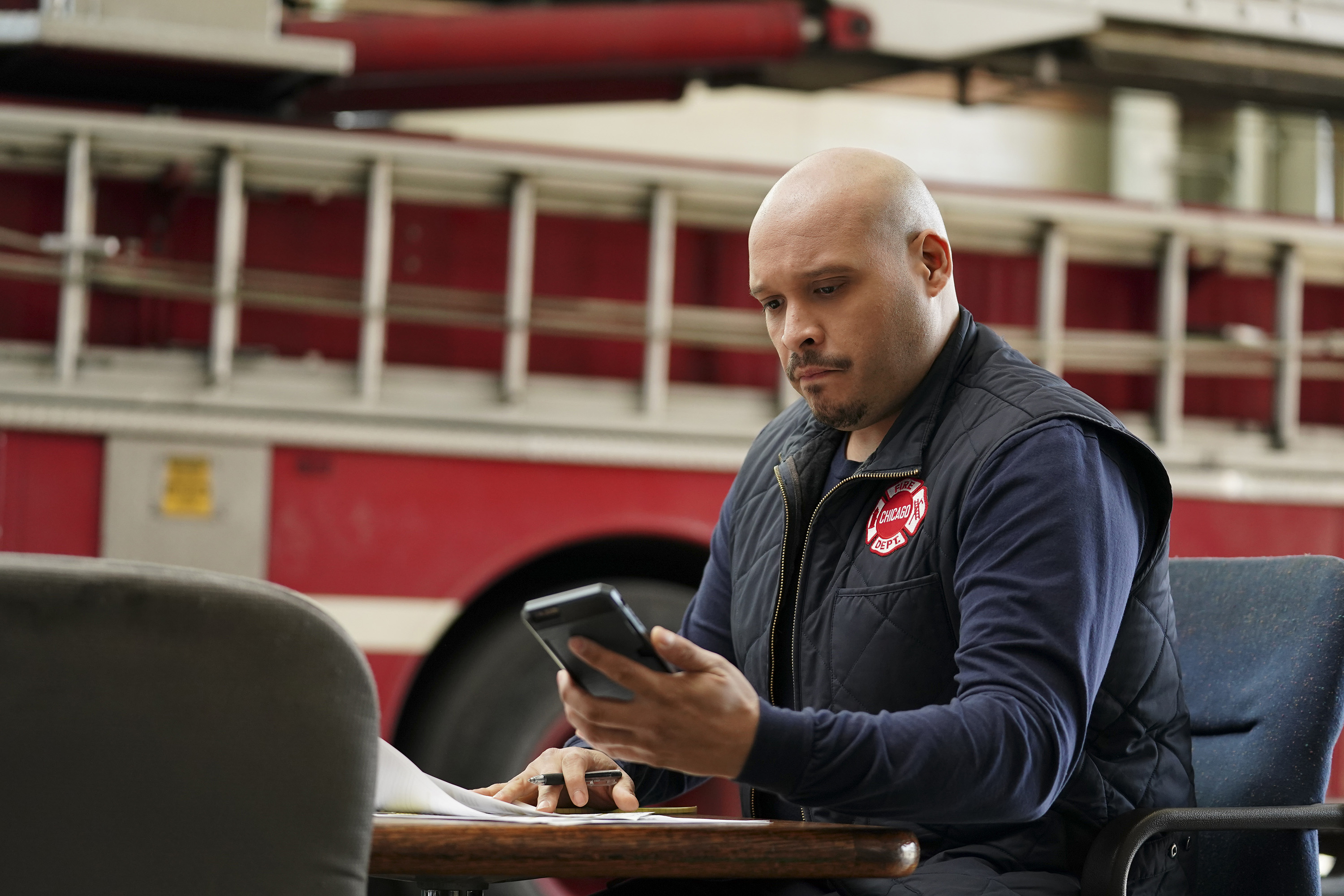 Joe Minoso on 'Chicago Fire'  