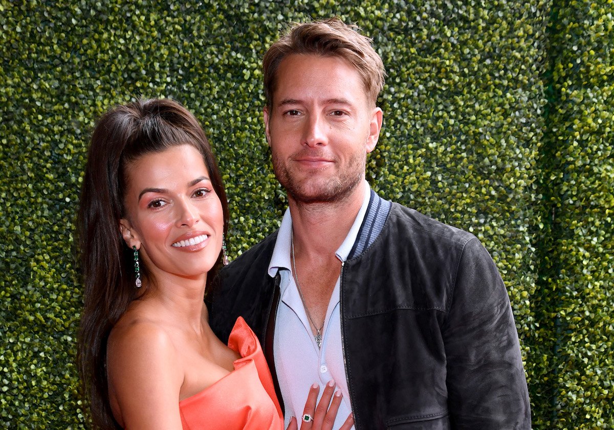 Sofia Pernas and Justin Hartley attend the 2021 MTV Movie & TV Awards at the Hollywood Palladium on May 16, 2021 in Los Angeles, California.