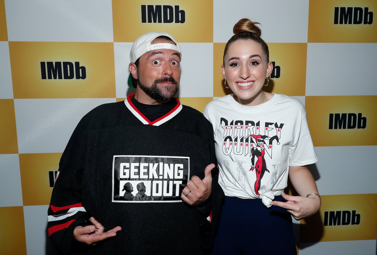 Kevin Smith and his daughter Harley Quinn Smith