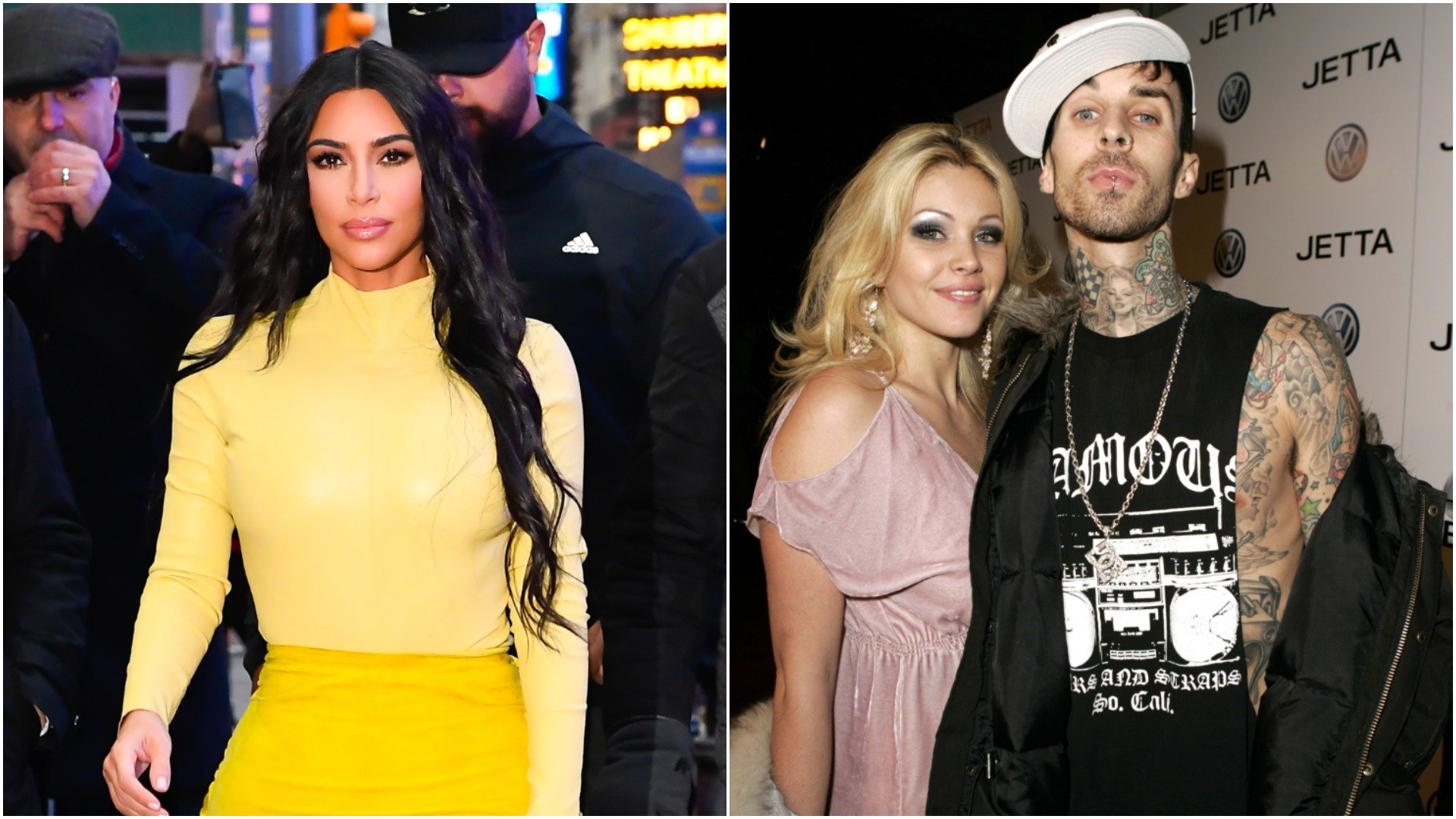 Kim Kardashian West, Shanna Moakler, and Travis Barker