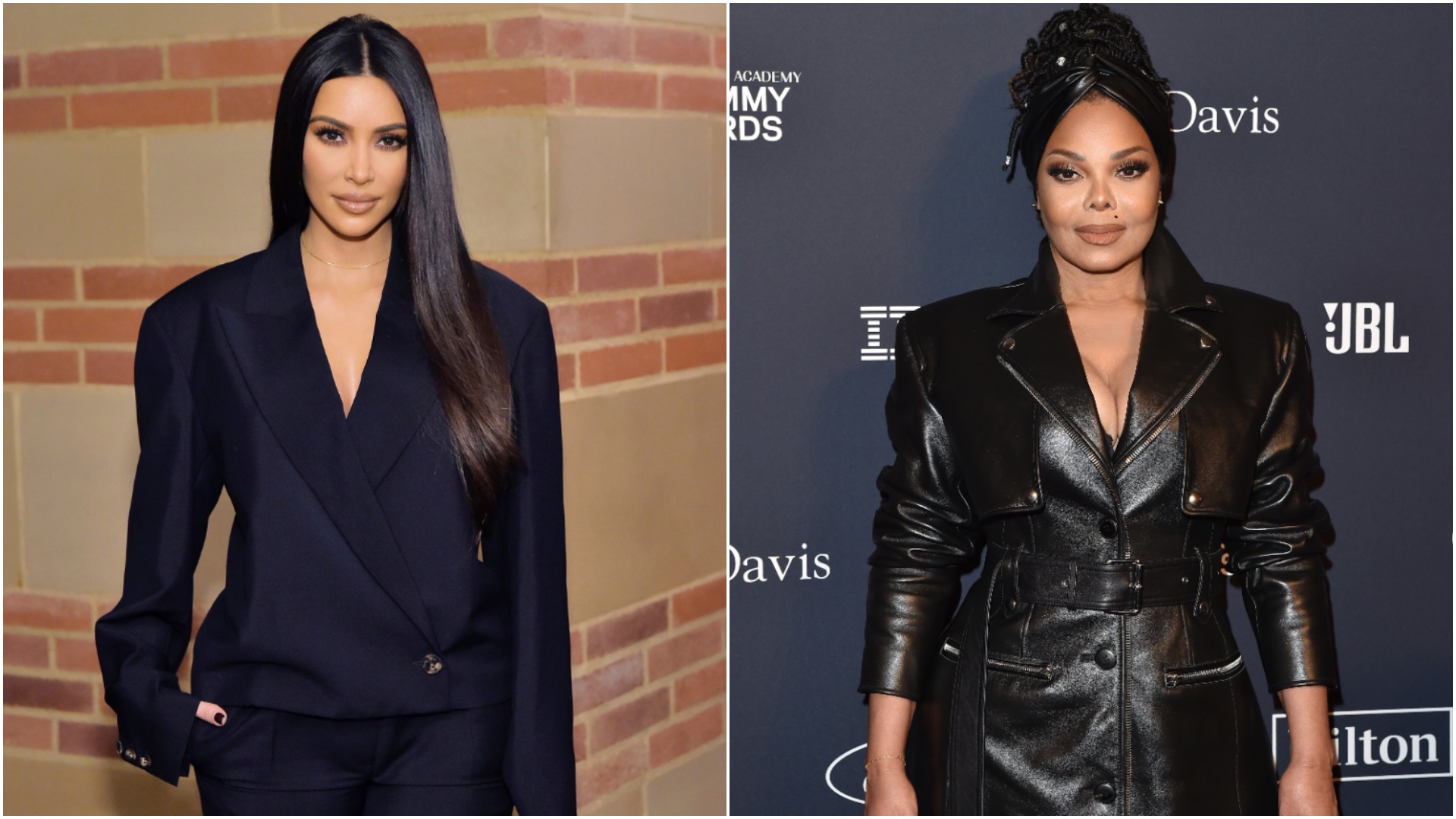 Kim Kardashian West and Janet Jackson
