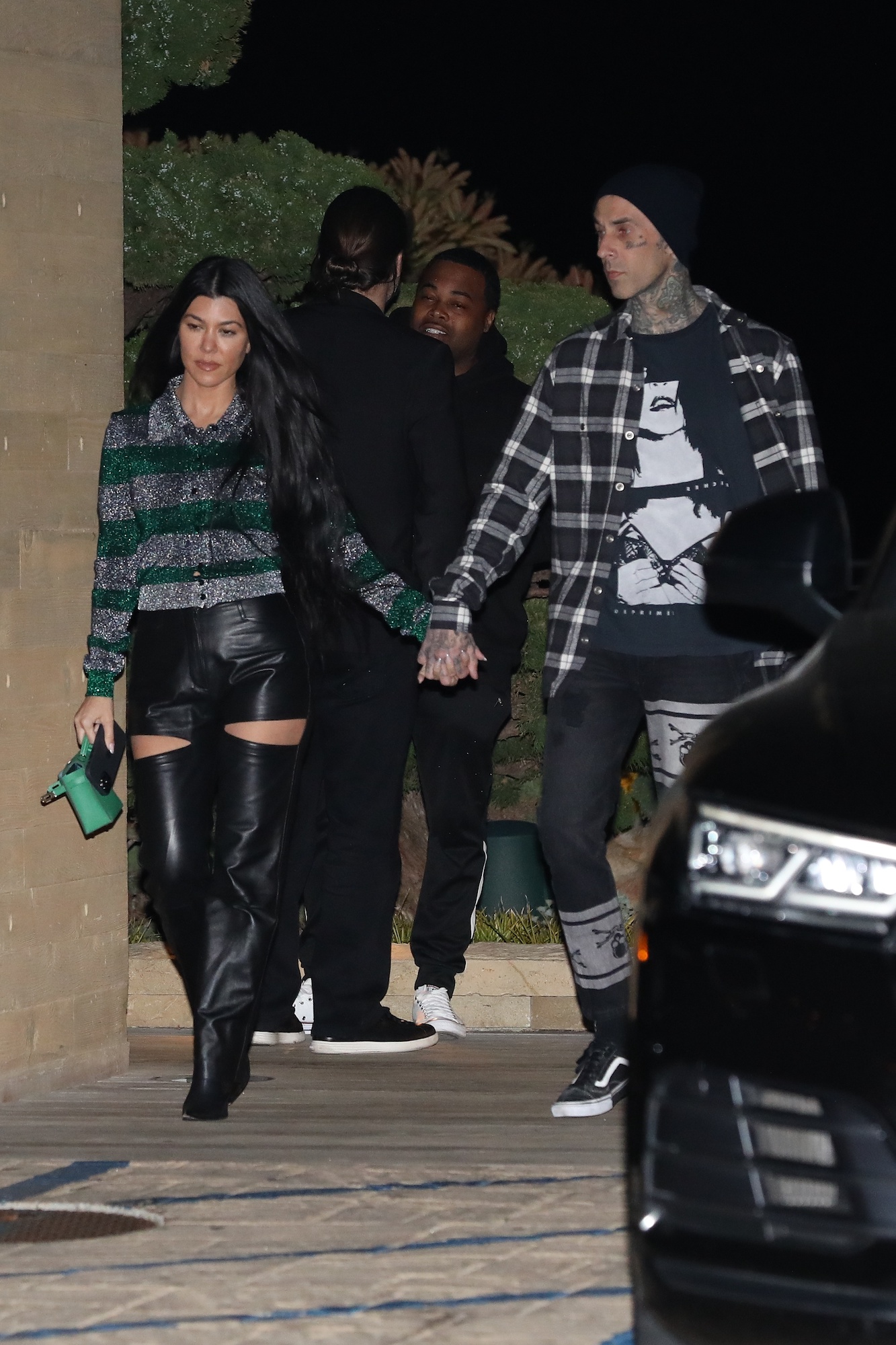 Kourtney Kardashian and Travis Barker