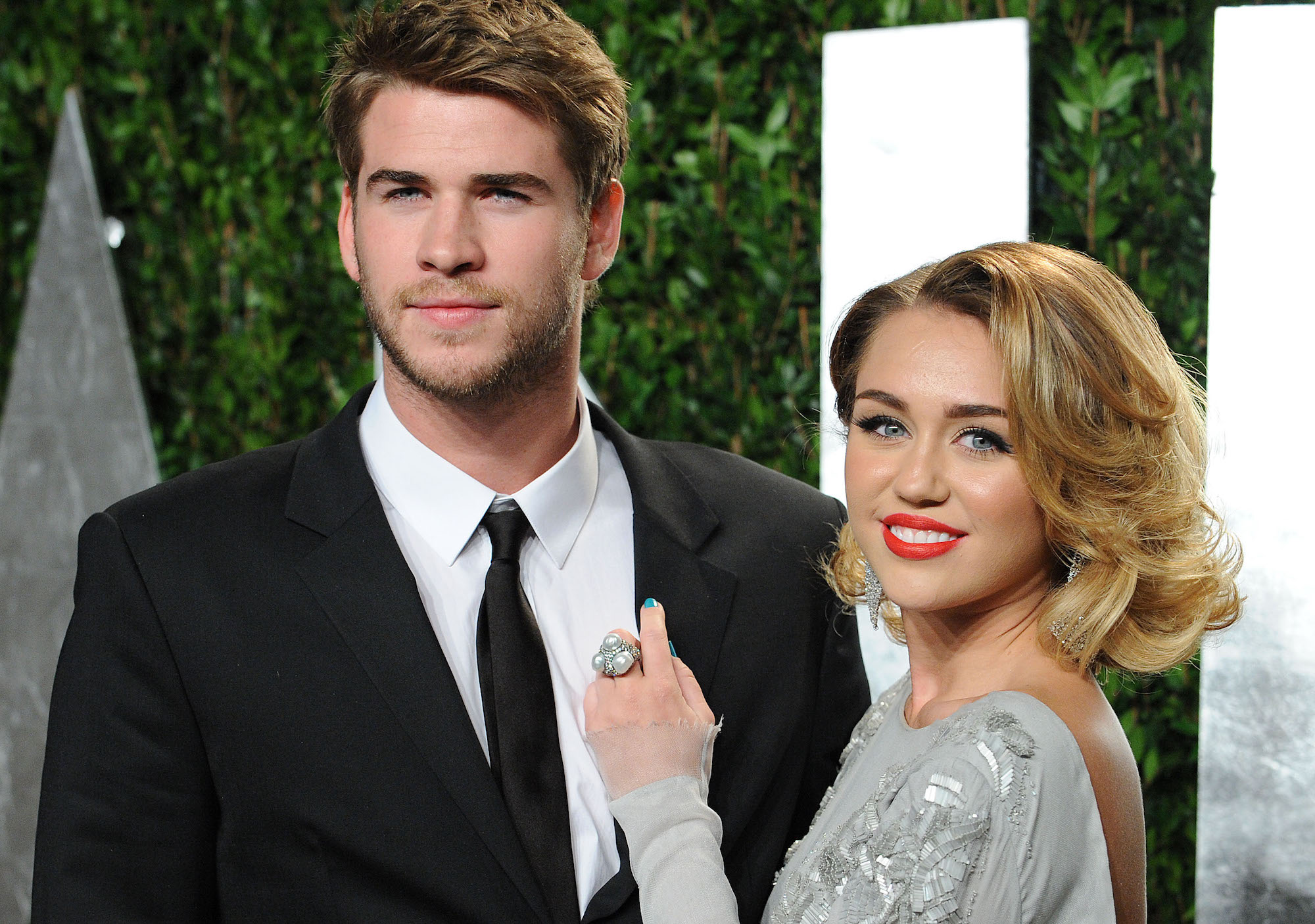 Liam Hemsworth and Miley Cyrus 