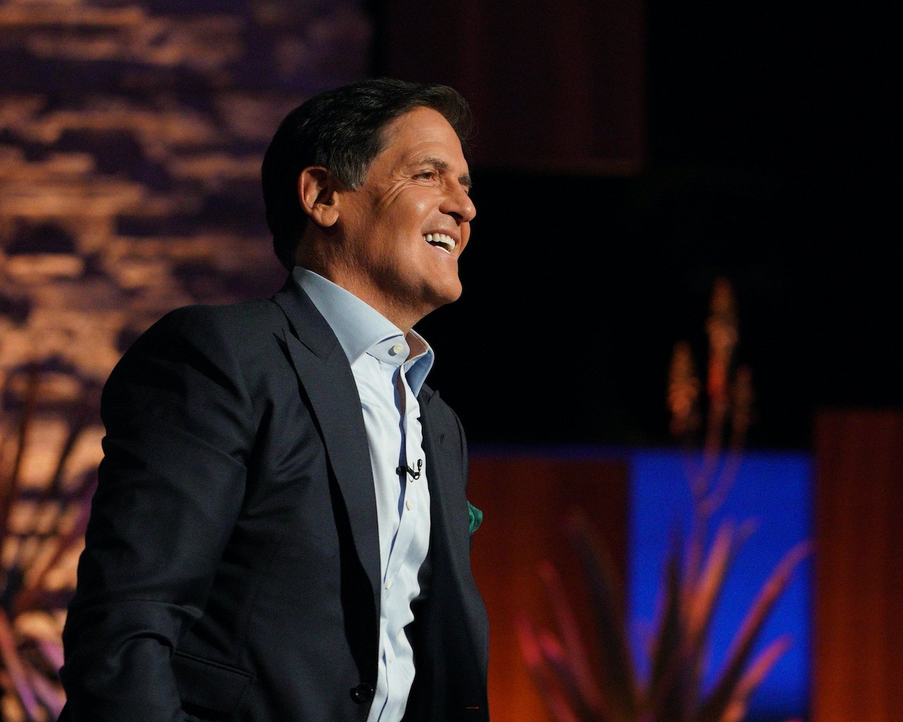 Mark Cuban on the set of 'Shark Tank'