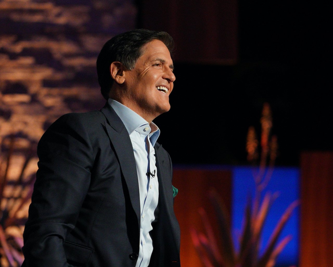 Mark Cuban on the set of 'Shark Tank' 