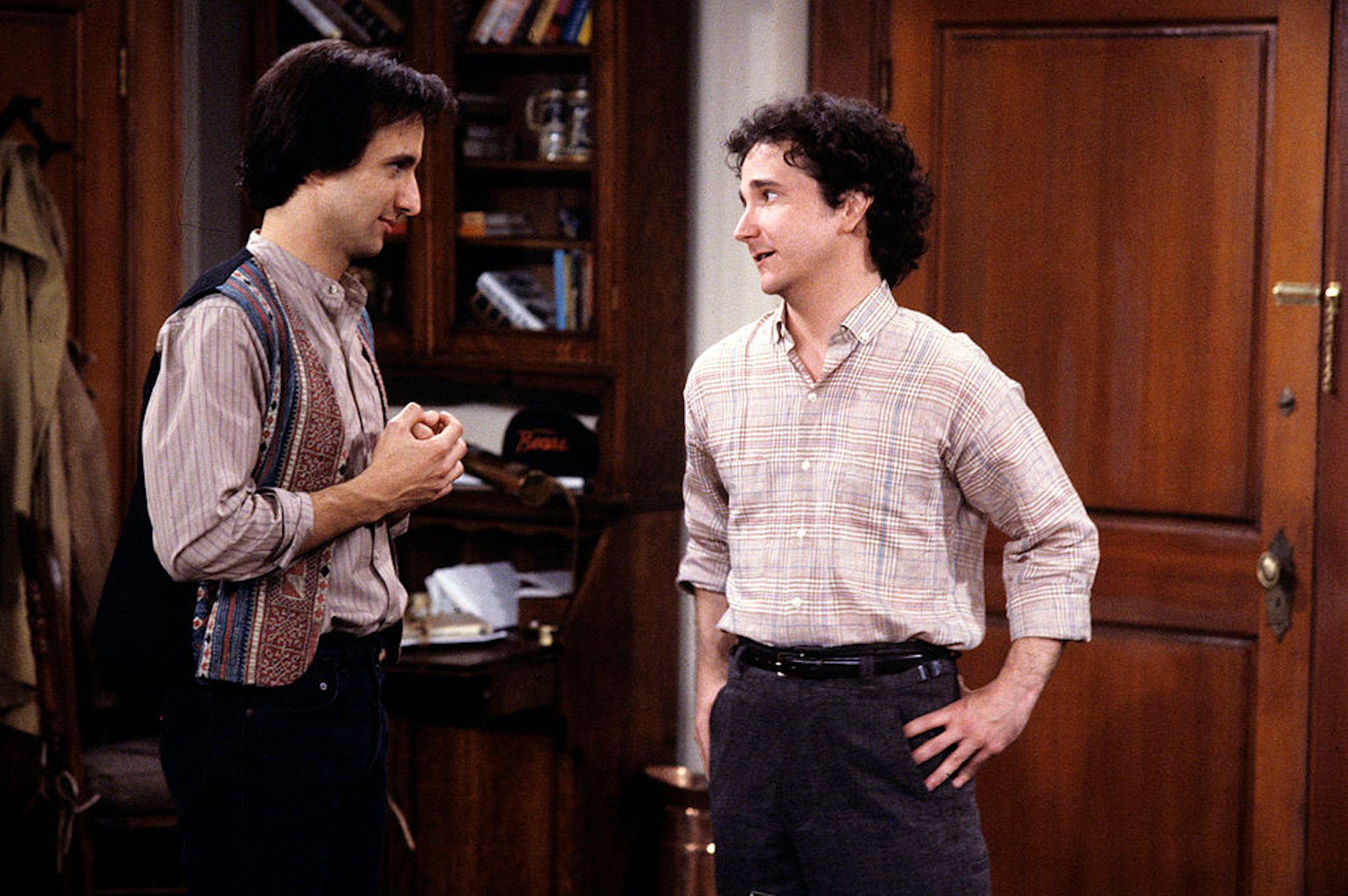 Larry (Mark Linn-Baker, right) Balki (Bronson Pinchot)