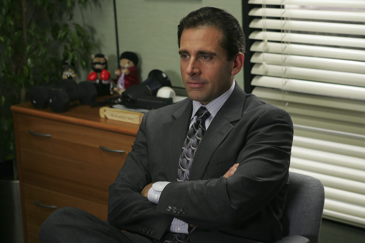 Steve Carell as Michael Scott in 'The Office,' a show about a fictional documentary