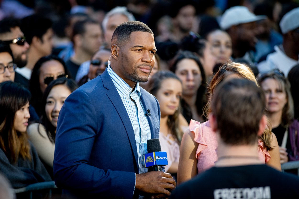 Former Giants star and 'GMA' co-anchor Michael Strahan.
