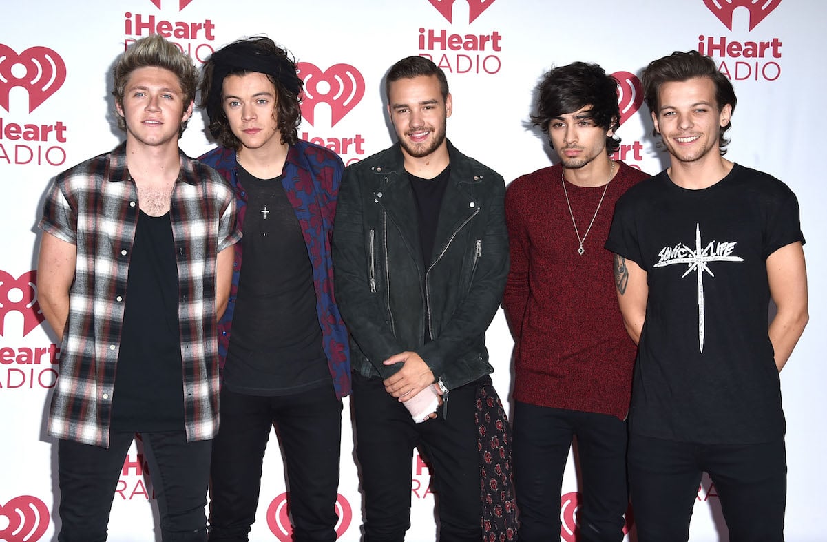 One Direction pose together in 2014