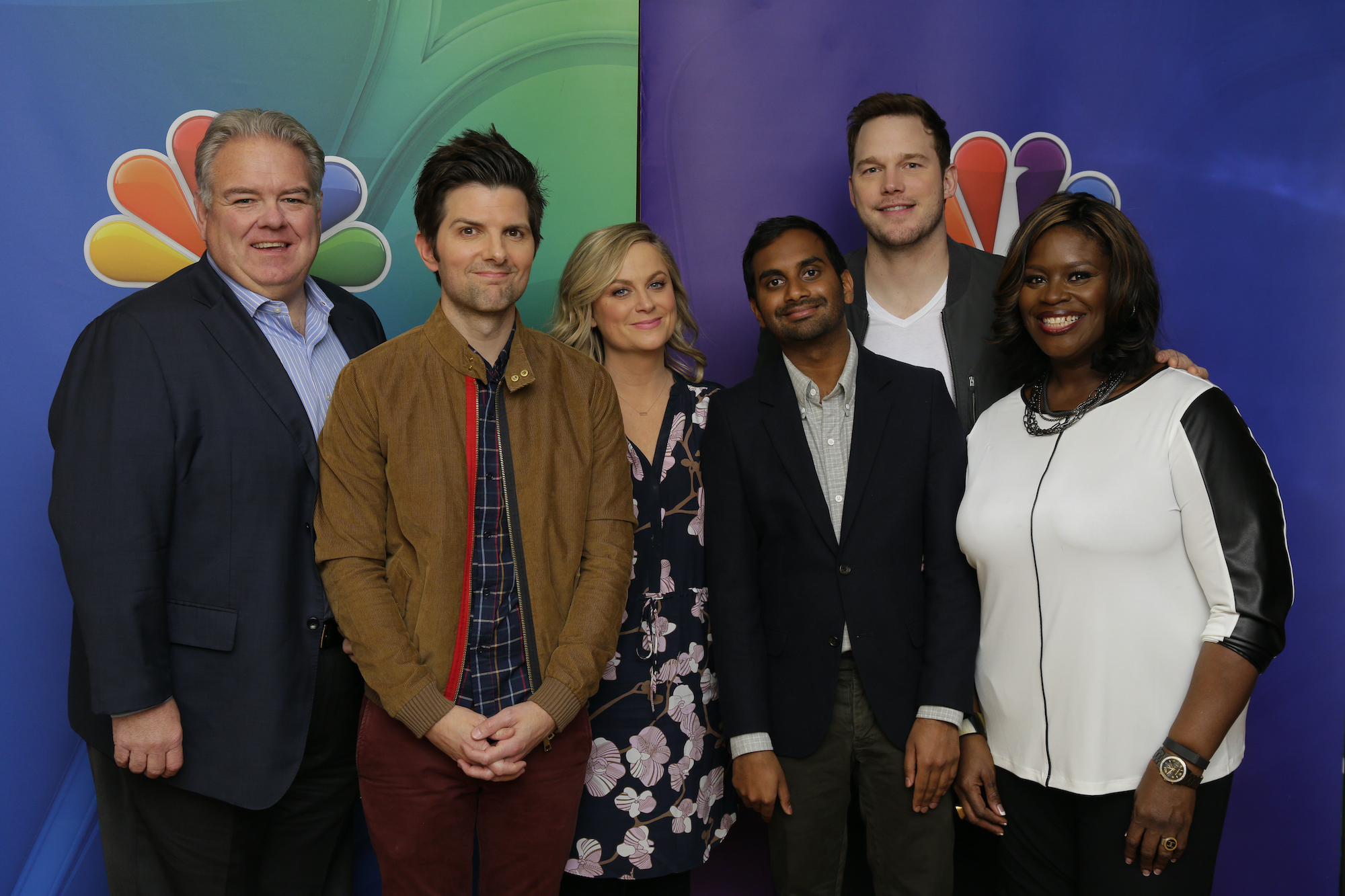'Parks and Recreation' cast smiling