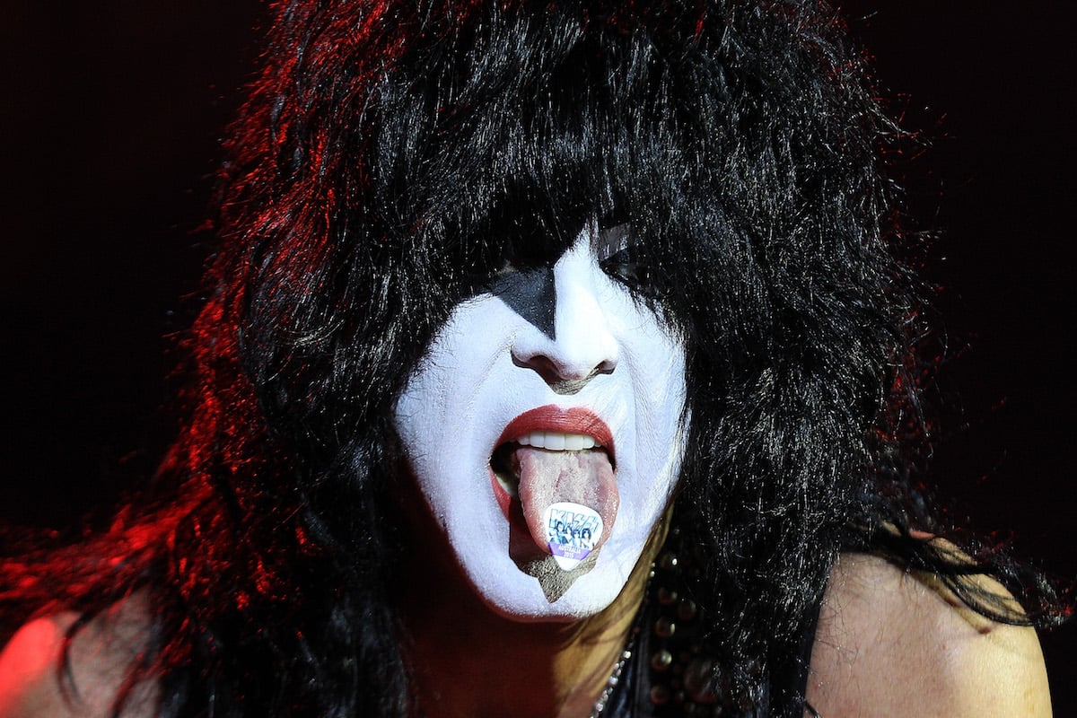Paul Stanley of KISS, performs during their opening show for the Australian leg of their 40th anniversary world tour at Perth Arena on October 3, 2015 in Perth, Australia.