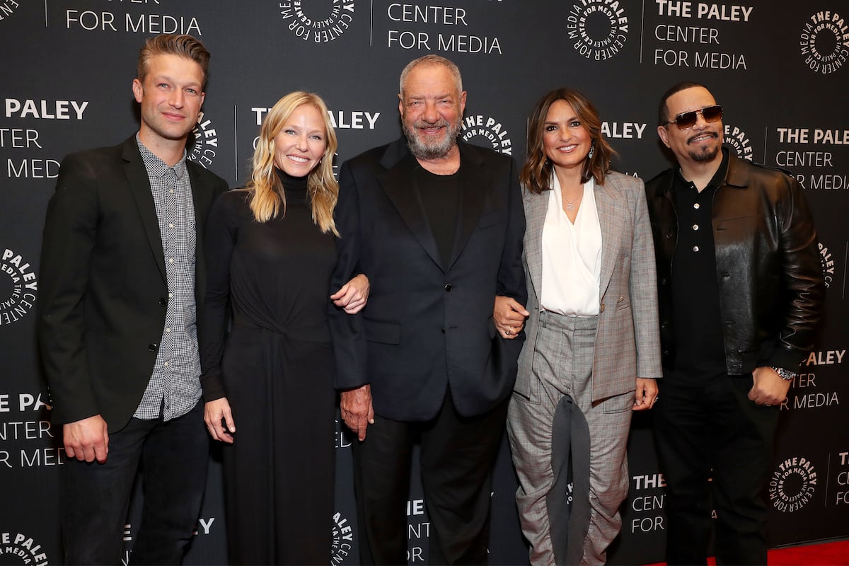 Peter Scanavino, Kelli Giddish, Dick Wolf, Mariska Hargitay, and Ice-T