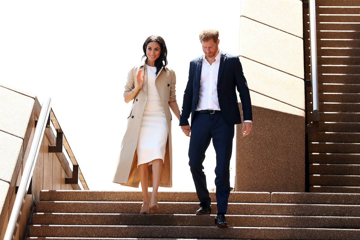 Prince Harry and Meghan Markle in Australia in 2018